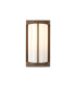 Albion Wall Lamp 1 x E27 IP54 Dark Brown/Opal -5