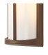 Albion Wall Lamp 1 x E27 IP54 Dark Brown/Opal -7
