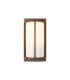 Albion Wall Lamp 1 x E27 IP54 Dark Brown/Opal -10