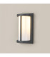 Albion Wall Lamp 1 x E27 IP54 Dark Grey/Opal -3