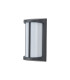 Albion Wall Lamp 1 x E27 IP54 Dark Grey/Opal -4
