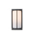 Albion Wall Lamp 1 x E27 IP54 Dark Grey/Opal -5