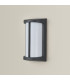 Albion Wall Lamp 1 x E27 IP54 Dark Grey/Opal -12