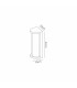 Albion Wall Lamp 1 x E27 IP54 Matt Silver/Opal -2