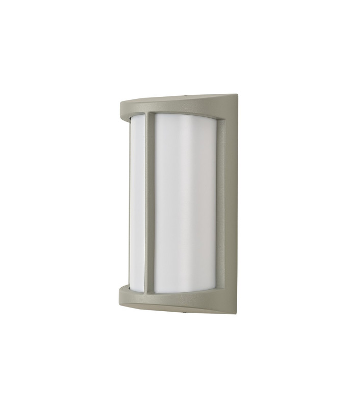 Albion Wall Lamp 1 x E27 IP54 Matt Silver/Opal -5