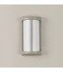 Albion Wall Lamp 1 x E27 IP54 Matt Silver/Opal -15
