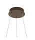Cato 40cm Pendant 22W LED 4000K 800lm 3 Step Dimming Brown Oxide -7
