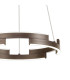 Cato 40cm Pendant 22W LED 4000K 800lm 3 Step Dimming Brown Oxide -9
