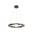 Cato 60cm Pendant 36W LED 4000K 1300lm 3 Step Dimming Brown Oxide -1
