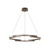Cato 80cm Pendant 44W LED 4000K 1700lm 3 Step Dimming Brown Oxide -1