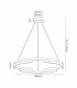Cato 80cm Pendant 44W LED 4000K 1700lm 3 Step Dimming Brown Oxide -2