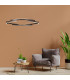 Cato 80cm Pendant 44W LED 4000K 1700lm 3 Step Dimming Brown Oxide -4