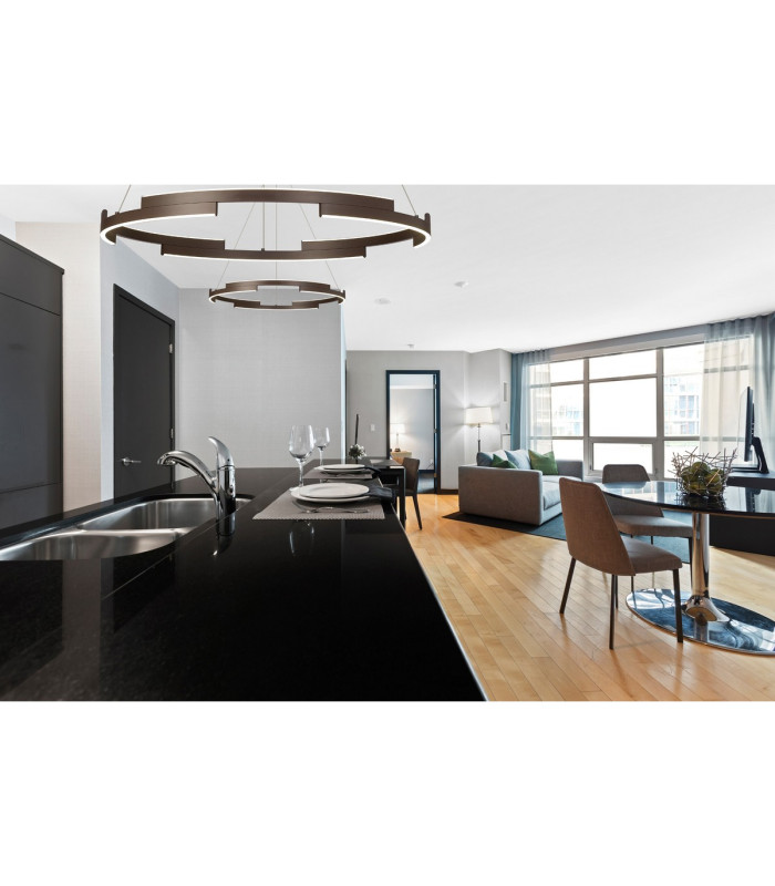 Cato 80cm Pendant 44W LED 4000K 1700lm 3 Step Dimming Brown Oxide -5