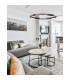 Cato 80cm Pendant 44W LED 4000K 1700lm 3 Step Dimming Brown Oxide -6
