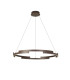 Cato 80cm Pendant 44W LED 4000K 1700lm 3 Step Dimming Brown Oxide -7