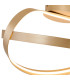 Albany Loop Semi Flush Ceiling Light 1 x 34W LED Triac Dimmable 3000K 1900lm Gold -8
