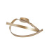 Albany Loop Semi Flush Ceiling Light 1 x 34W LED Triac Dimmable 3000K 1900lm Gold -10