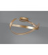 Albany Loop Semi Flush Ceiling Light 1 x 34W LED Triac Dimmable 3000K 1900lm Gold -11