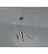 Albany Wave Pendant 1 x 34W LED Triac Dimmable 3000K 2000lm Dark Grey -3