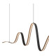 Albany Wave Pendant 1 x 34W LED Triac Dimmable 3000K 2000lm Dark Grey -8
