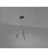Albany Wave Pendant 1 x 34W LED Triac Dimmable 3000K 2000lm Dark Grey -12