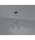 Albany Wave Pendant 1 x 34W LED Triac Dimmable 3000K 2000lm Dark Grey -13