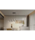 Albany Double Wave Pendant 1 x 65W LED Triac Dimmable 3000K 3600lm Dark Grey -4
