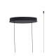 Albany Double Wave Pendant 1 x 65W LED Triac Dimmable 3000K 3600lm Dark Grey -7