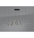 Albany Double Wave Pendant 1 x 65W LED Triac Dimmable 3000K 3600lm Dark Grey -12