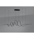 Albany Double Wave Pendant 1 x 65W LED Triac Dimmable 3000K 3600lm Dark Grey -13