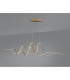 Albany Double Wave Pendant 1 x 65W LED Triac Dimmable 3000K 3600lm Gold -11