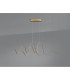 Albany Double Wave Pendant 1 x 65W LED Triac Dimmable 3000K 3600lm Gold -12