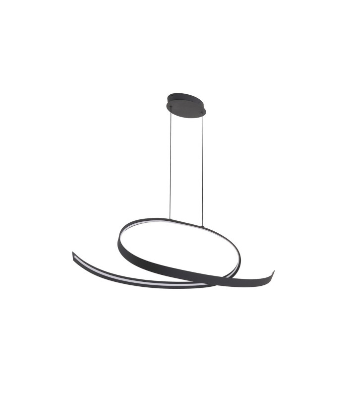 Albany Loop Pendant 1 x 36W LED Triac Dimmable 3000K 2400lm Dark Grey -11