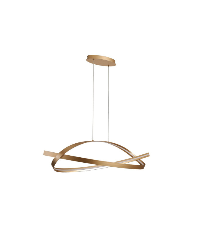 Albany Loop Pendant 1 x 36W LED Triac Dimmable 3000K 2400lm Gold -6