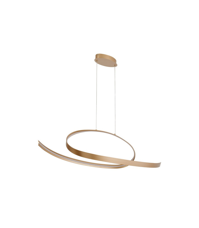 Albany Loop Pendant 1 x 36W LED Triac Dimmable 3000K 2400lm Gold -11