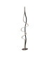 Albany Floor Lamp 1 x 45W LED Inline Floor Dimmer 3000K 3000lm Dark Grey -1