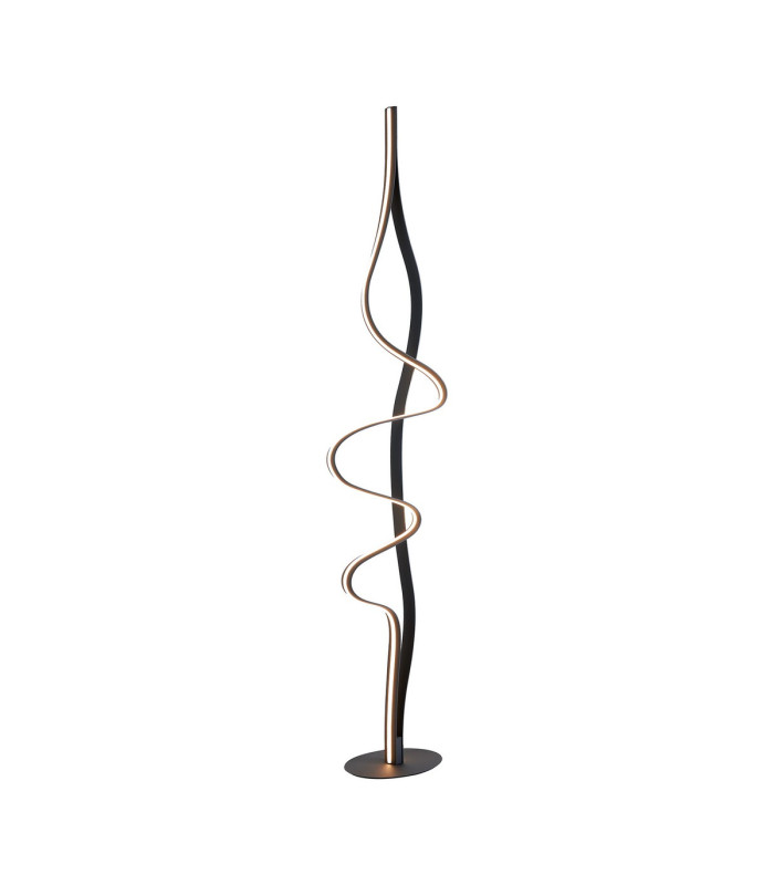Albany Floor Lamp 1 x 45W LED Inline Floor Dimmer 3000K 3000lm Dark Grey -1
