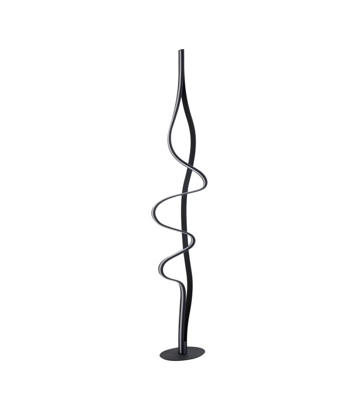 Albany Floor Lamp 1 x 45W LED Inline Floor Dimmer 3000K 3000lm Dark Grey -5