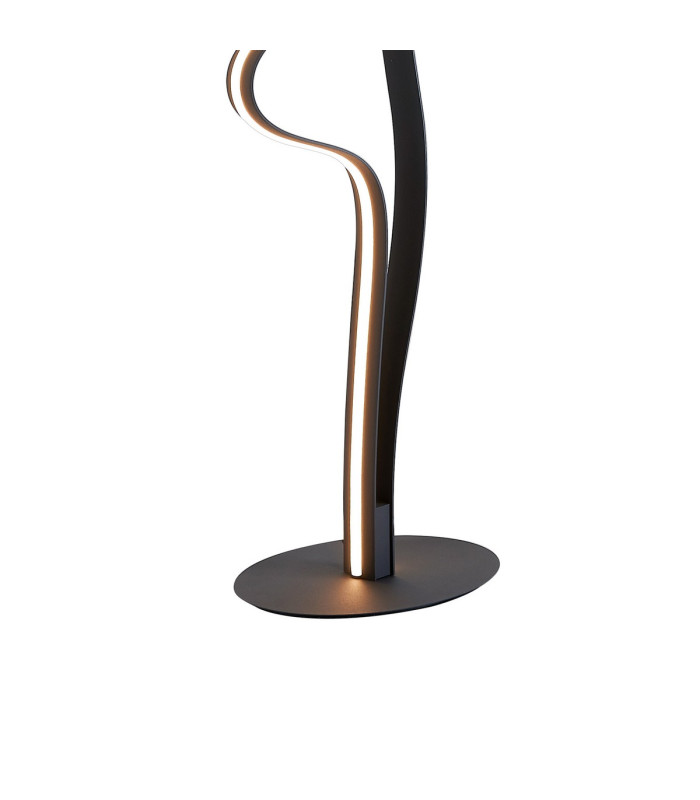Albany Floor Lamp 1 x 45W LED Inline Floor Dimmer 3000K 3000lm Dark Grey -7