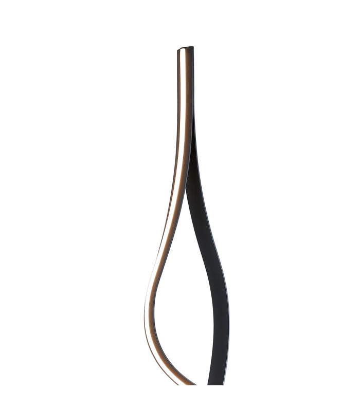 Albany Floor Lamp 1 x 45W LED Inline Floor Dimmer 3000K 3000lm Dark Grey -9