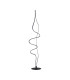 Albany Floor Lamp 1 x 45W LED Inline Floor Dimmer 3000K 3000lm Dark Grey -10