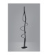 Albany Floor Lamp 1 x 45W LED Inline Floor Dimmer 3000K 3000lm Dark Grey -11