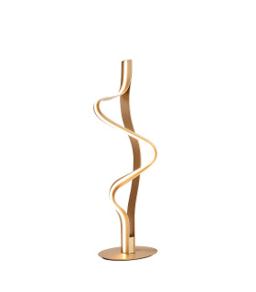 Albany Table Lamp 1 x 18W LED Triac Dimmable 3000K 1400lm Gold -1