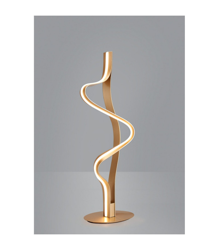 Albany Table Lamp 1 x 18W LED Triac Dimmable 3000K 1400lm Gold -3