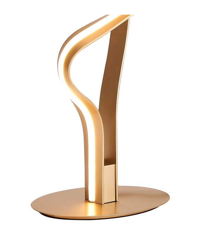Albany Table Lamp 1 x 18W LED Triac Dimmable 3000K 1400lm Gold -9