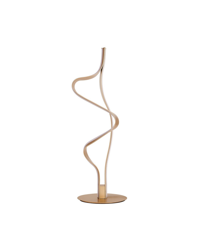 Albany Table Lamp 1 x 18W LED Triac Dimmable 3000K 1400lm Gold -10