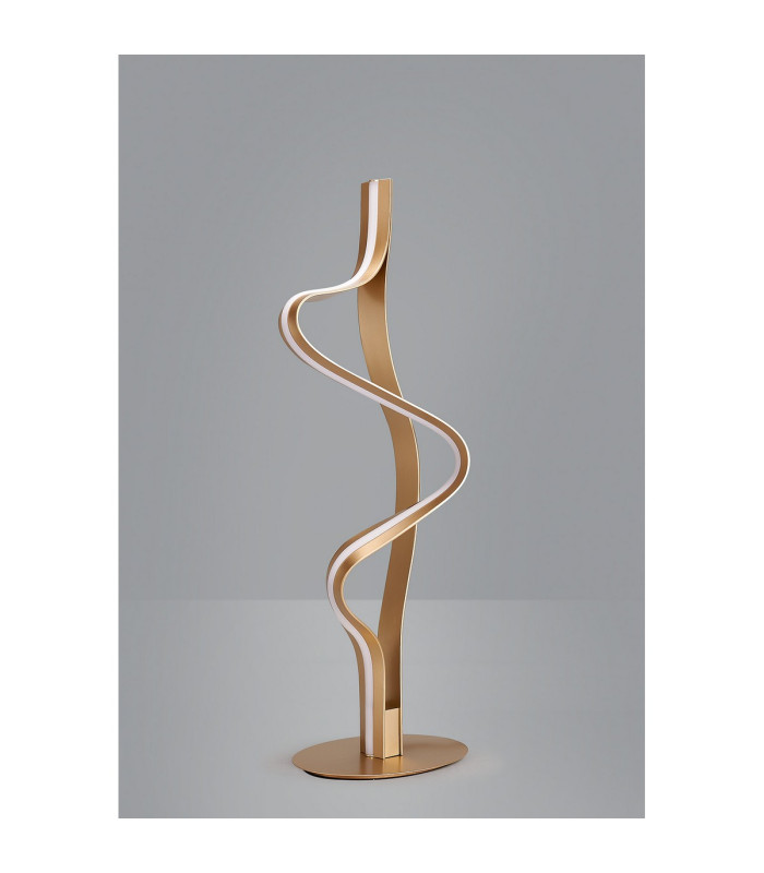 Albany Table Lamp 1 x 18W LED Triac Dimmable 3000K 1400lm Gold -11
