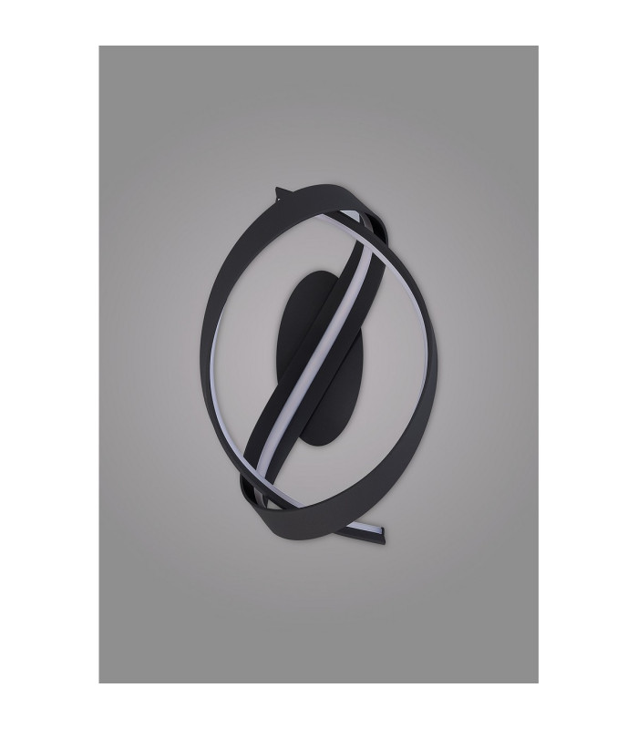 Albany Loop Wall Light 1 x 13W LED Triac Dimmable 3000K 770lm Dark Grey -9