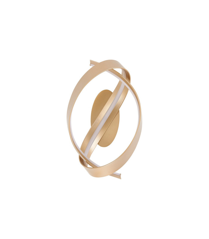 Albany Loop Wall Light 1 x 13W LED Triac Dimmable 3000K 770lm Gold -6