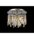 Wayland 30cm Flush Ceiling Light 3 x G9 IP44 Polished Chrome/Crystal-3